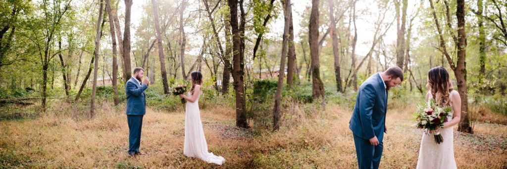 bloomsburg wedding photography by allie skylar photography first look