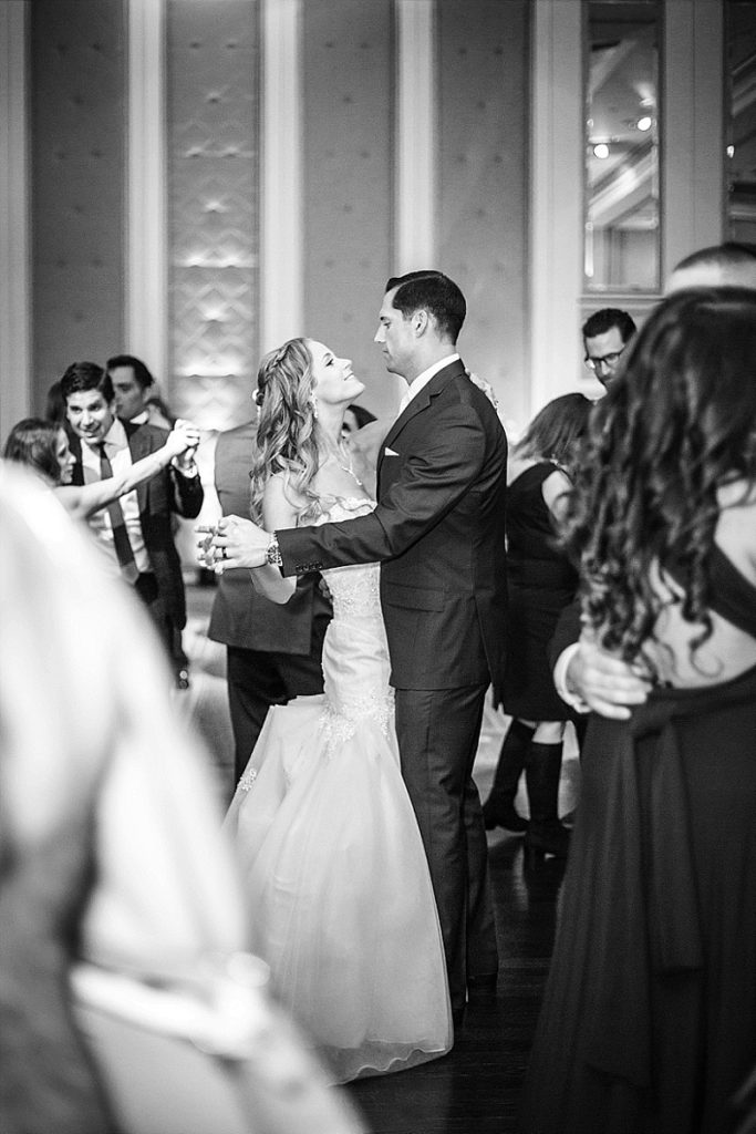 bride and groom share their first dance at the Grove NJ