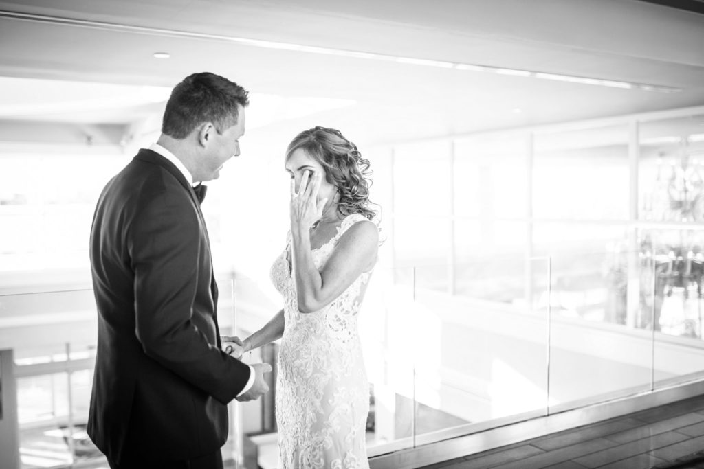 light and airy wedding photos at ocean place in long branch NJ