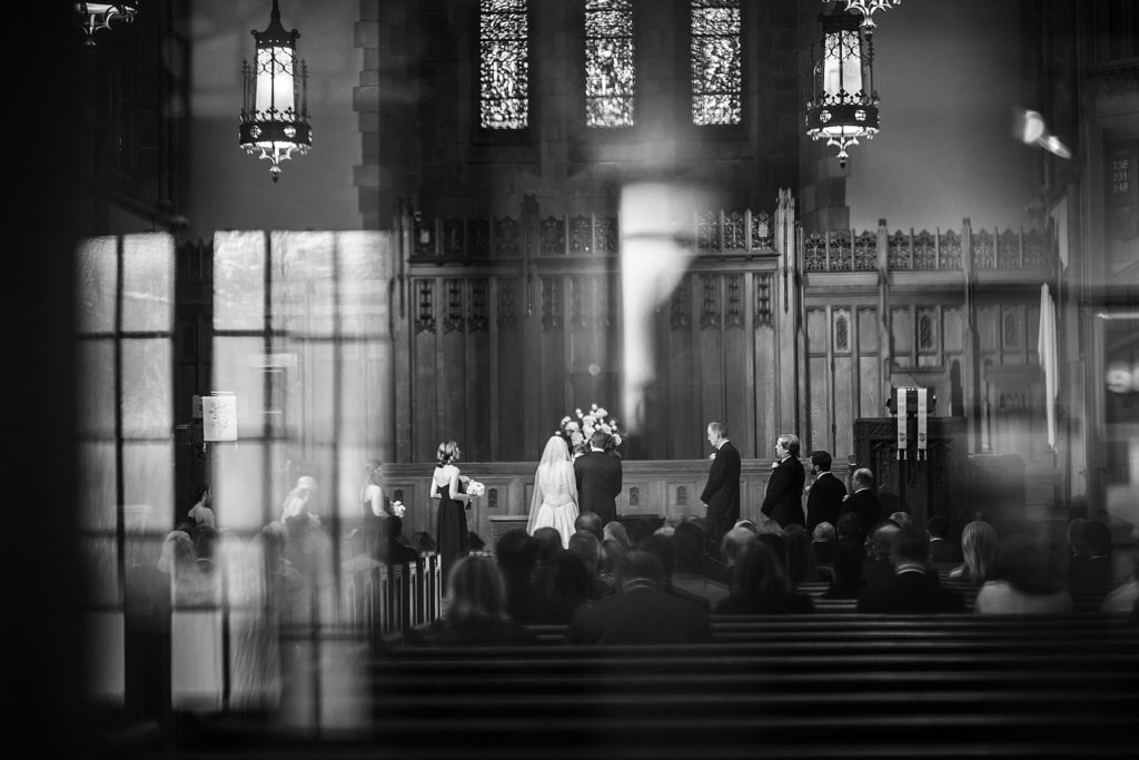 elegant wedding at bryn mawr presbyterian church