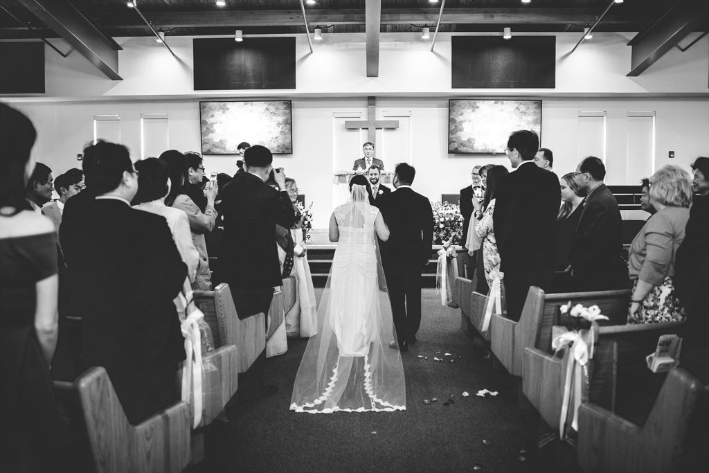 korean american wedding at first korean Presbyterian church of Philadelphia