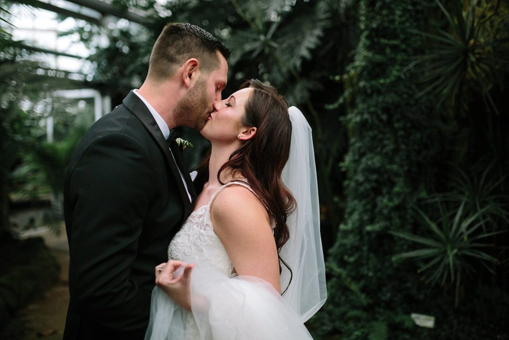 romantic greenhouse wedding at otts exotic plants in phoenixville pa