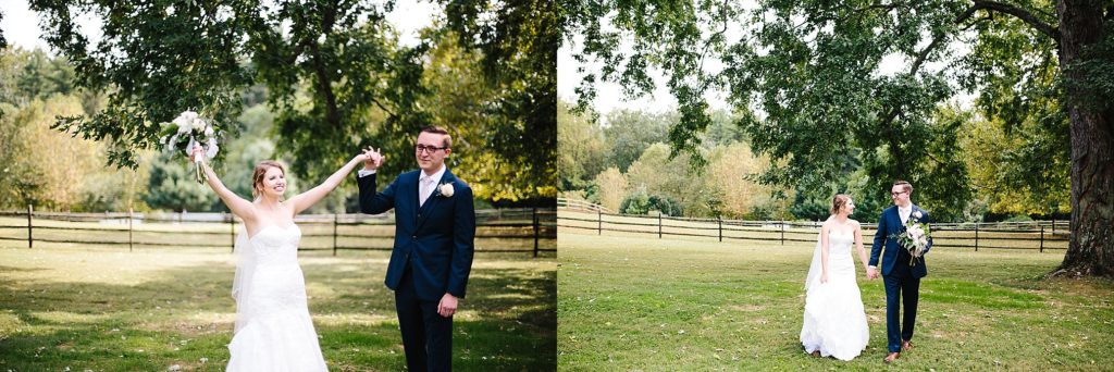 Bride and groom film and digital portraits at Grace Winery in GLen Mills, PA