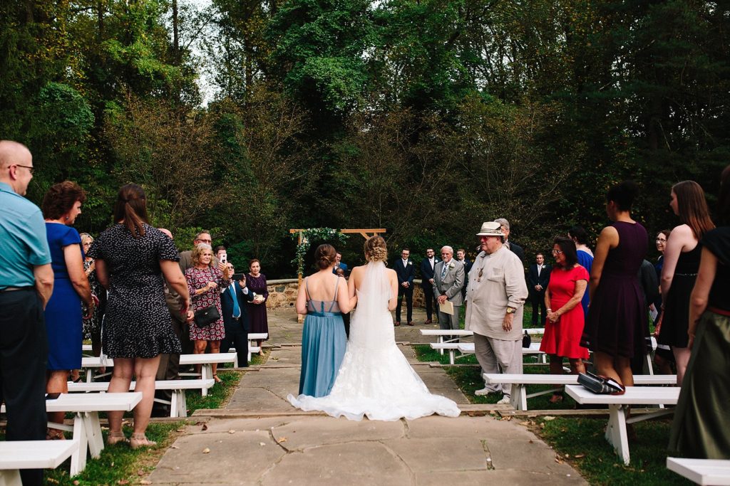 autumn outdoor wedding at Grace winery